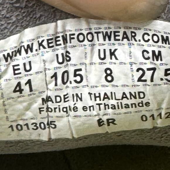 Keen Women’s Uneek Two Cord Sandals 1013095 Lime Green Gray Size 10 1/2 - Picture 7 of 7